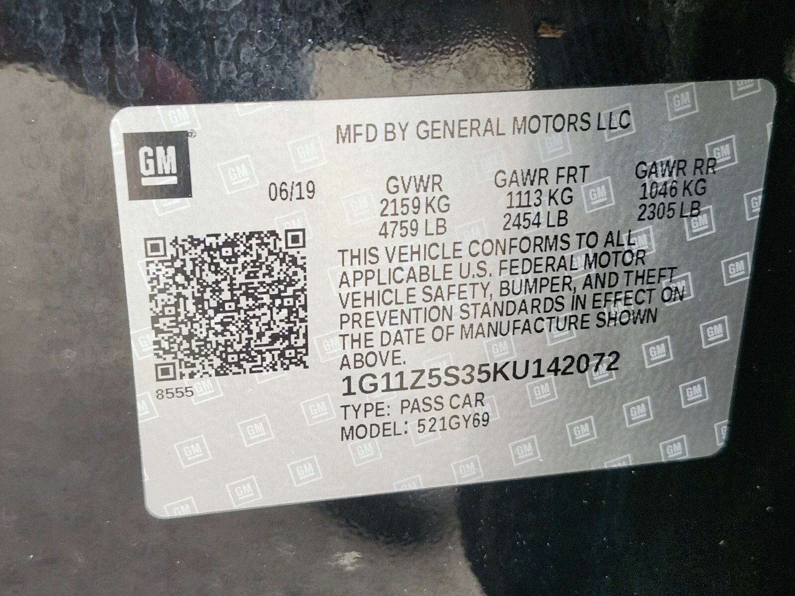 2019 Chevrolet Impala LT