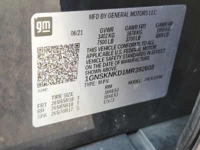 2021 Chevrolet Tahoe LT