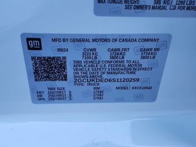 2025 Chevrolet Silverado 1500 LT LT1