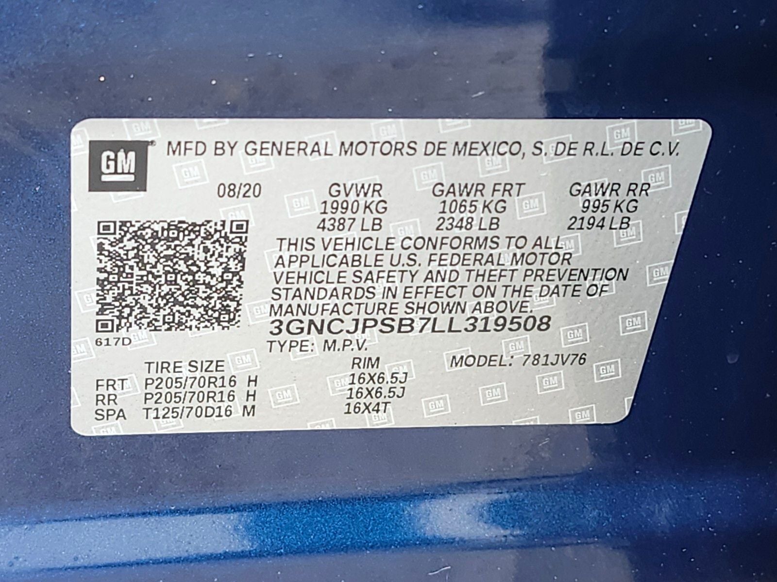 2020 Chevrolet Trax LT