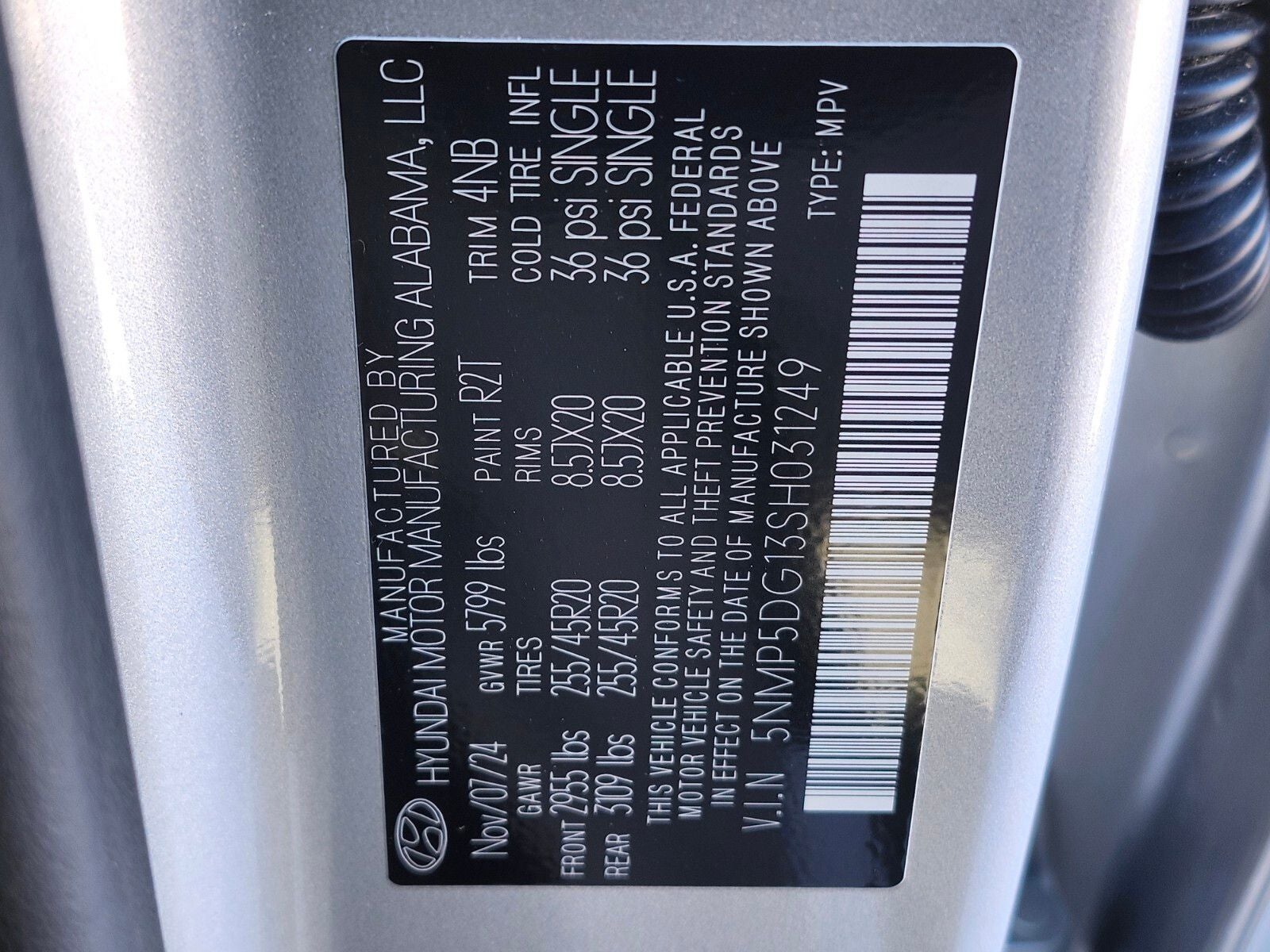 2025 Hyundai Santa Fe Hybrid Calligraphy