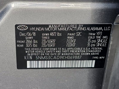 2019 Hyundai Santa Fe SEL