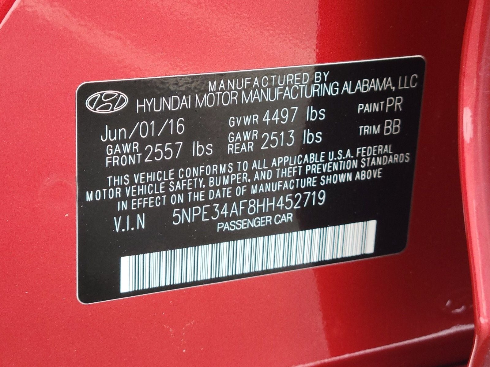 2017 Hyundai Sonata Limited