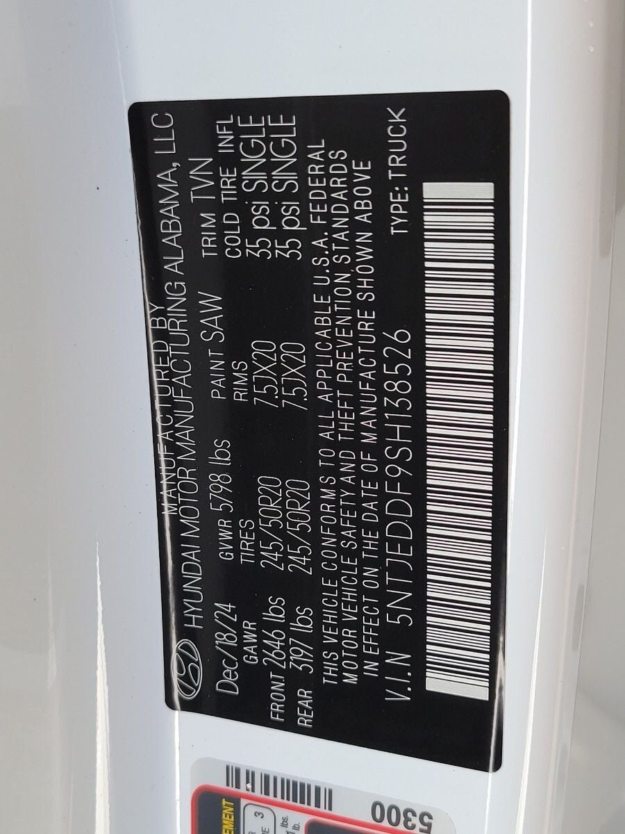 2025 Hyundai Santa Cruz Limited