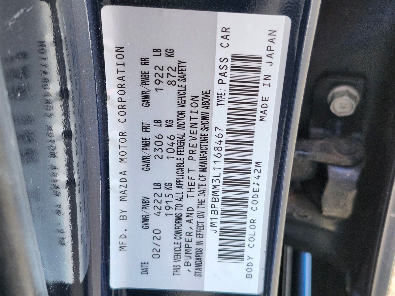 2020 Mazda Mazda3 Preferred