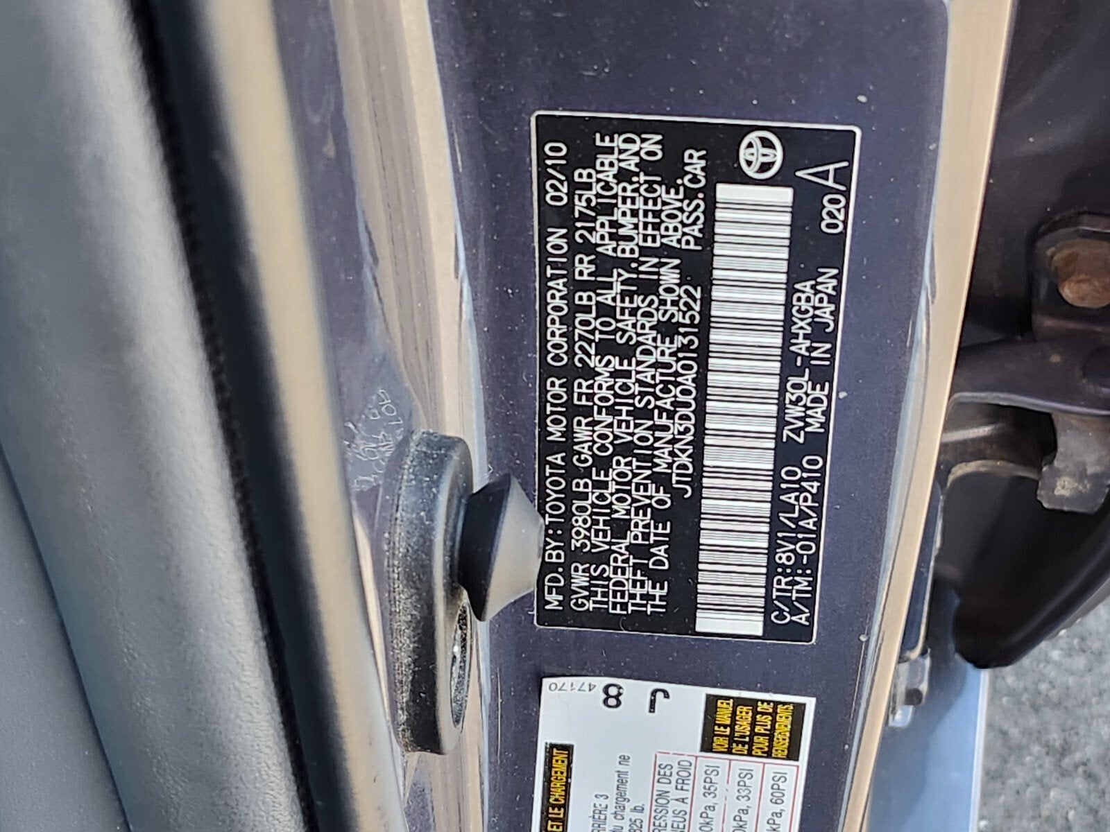 2010 Toyota Prius IV Solar Roof Package