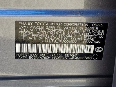 2015 Lexus GS 350