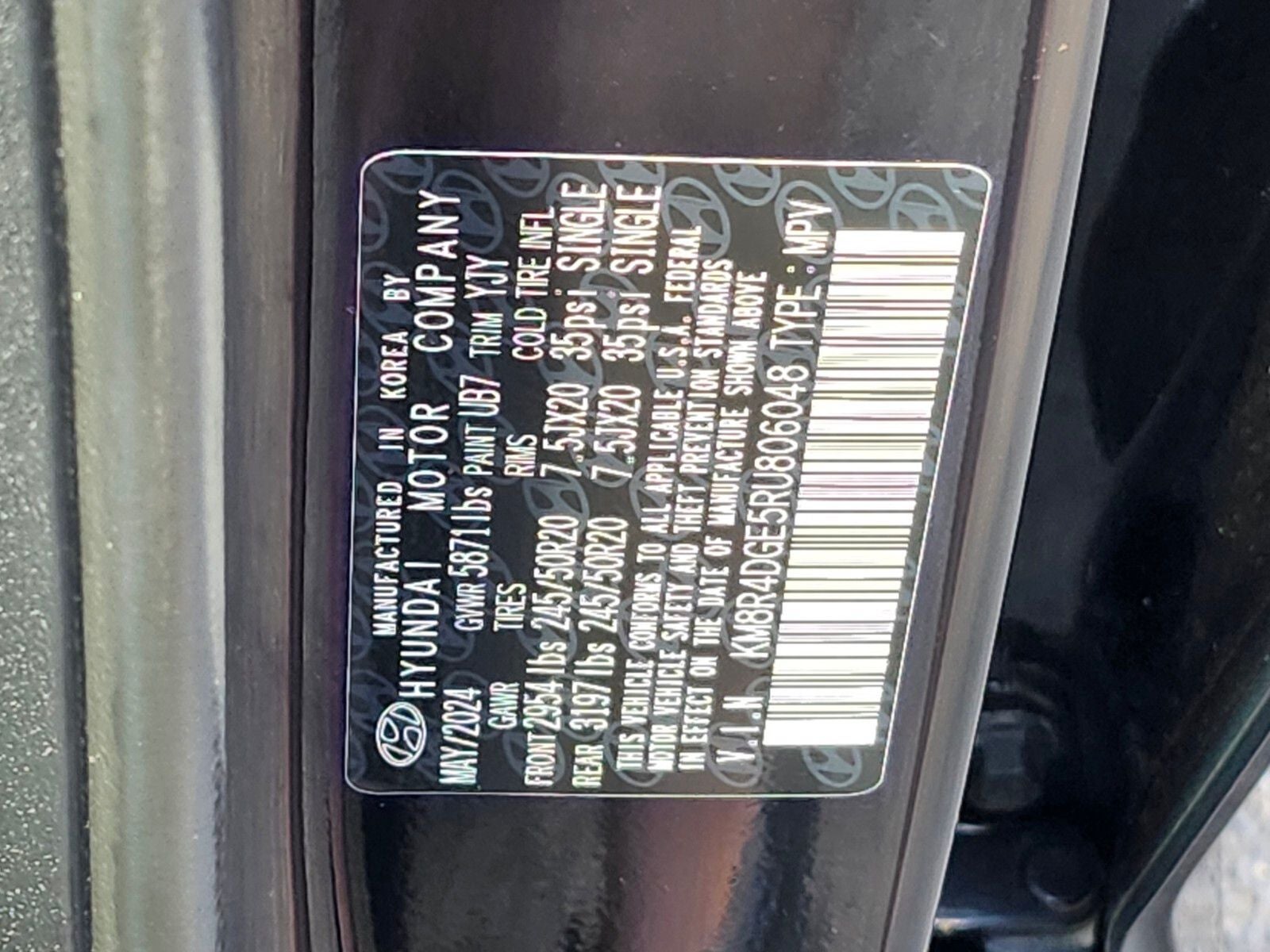 2024 Hyundai Palisade SEL 7 Passenger