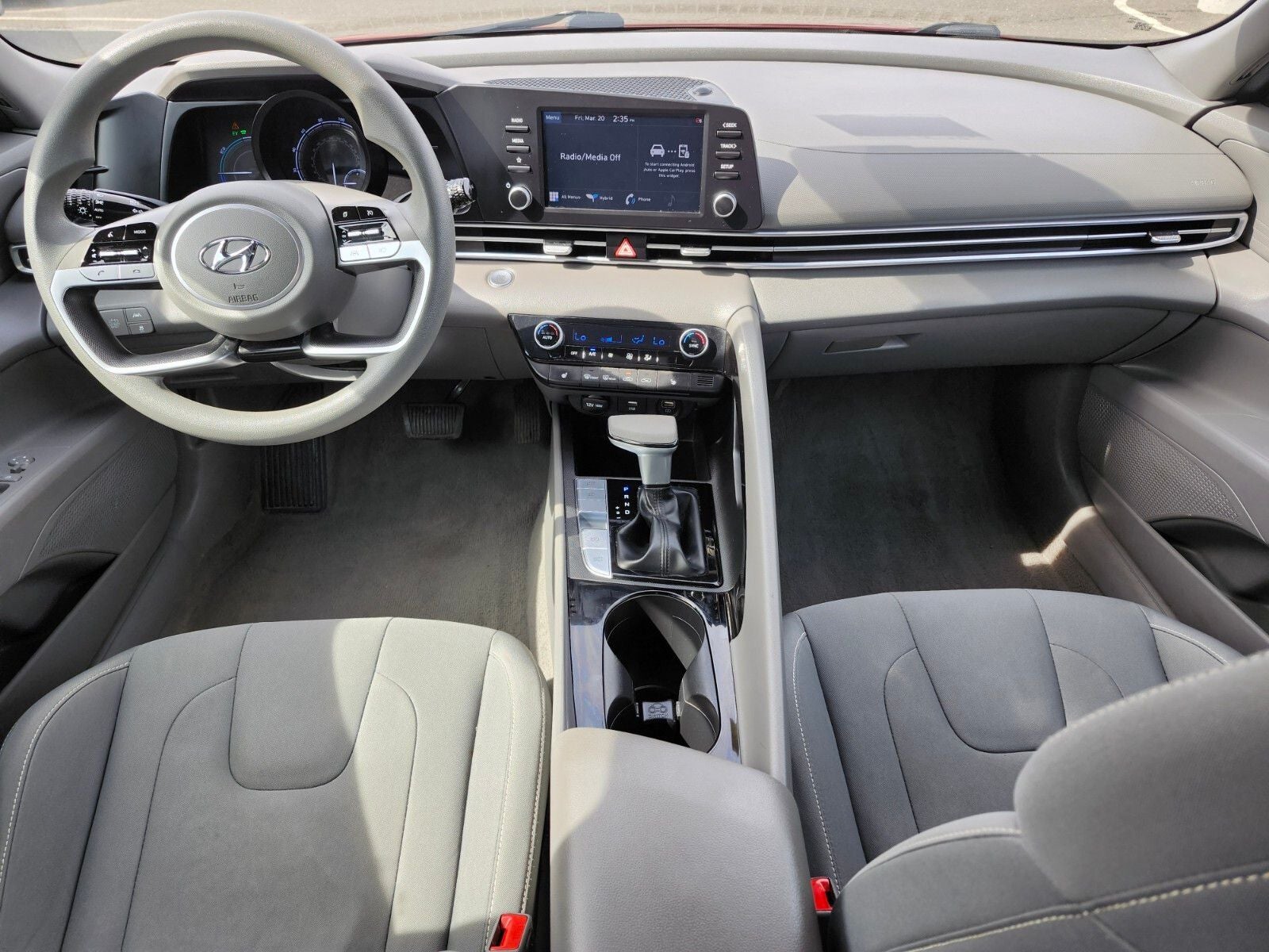 2021 Hyundai Elantra Hybrid Blue