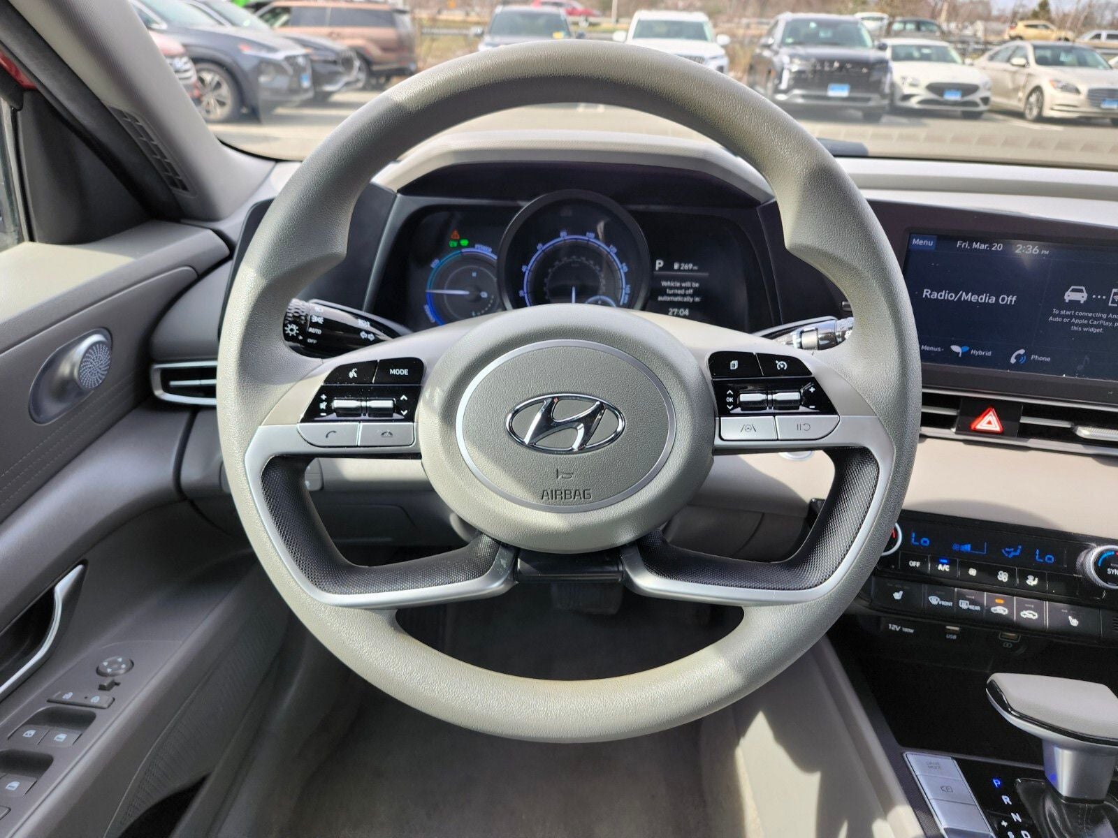2021 Hyundai Elantra Hybrid Blue