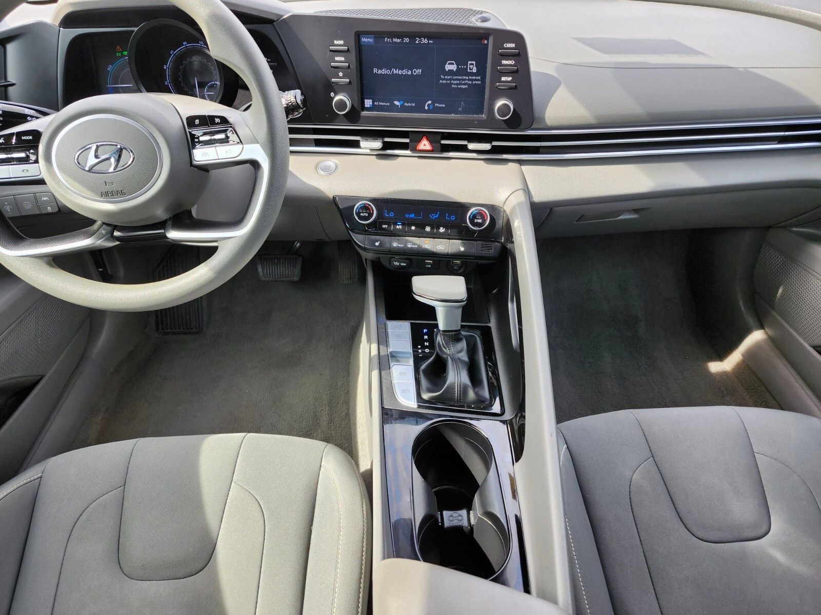 2021 Hyundai Elantra Hybrid Blue