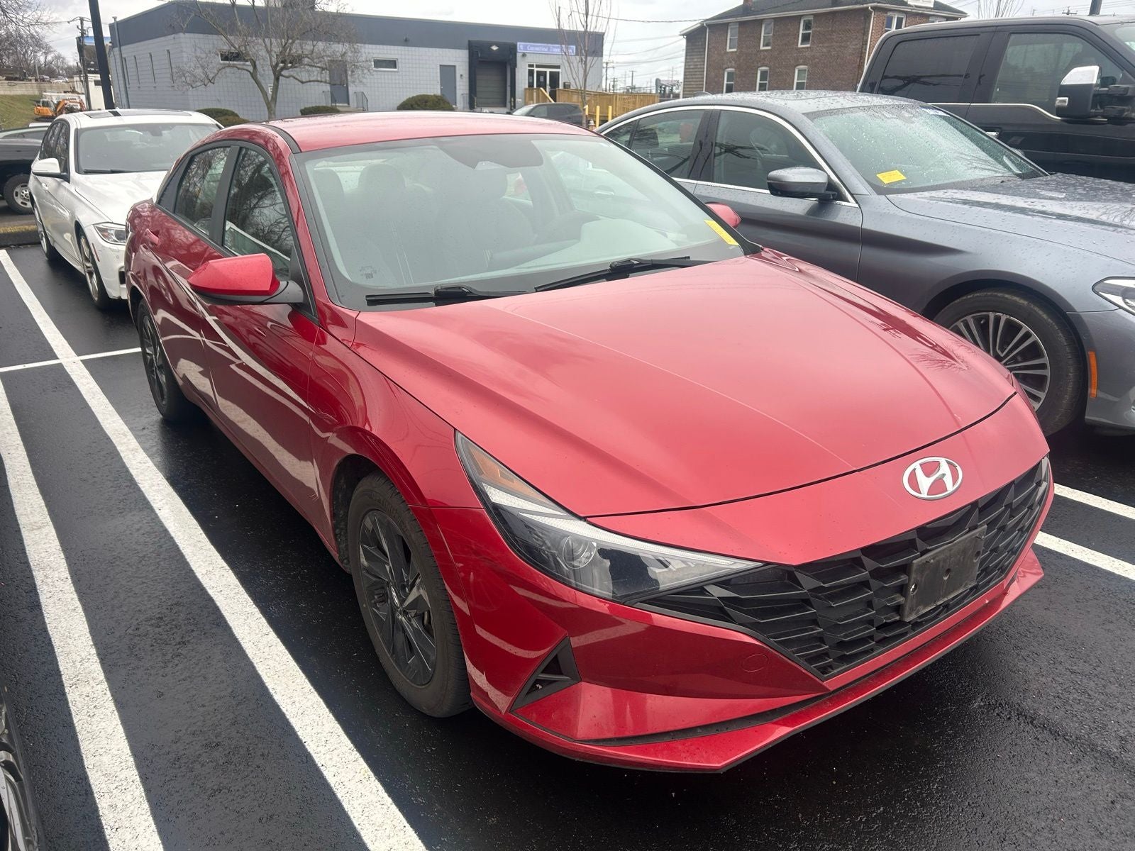 2021 Hyundai Elantra Hybrid Blue
