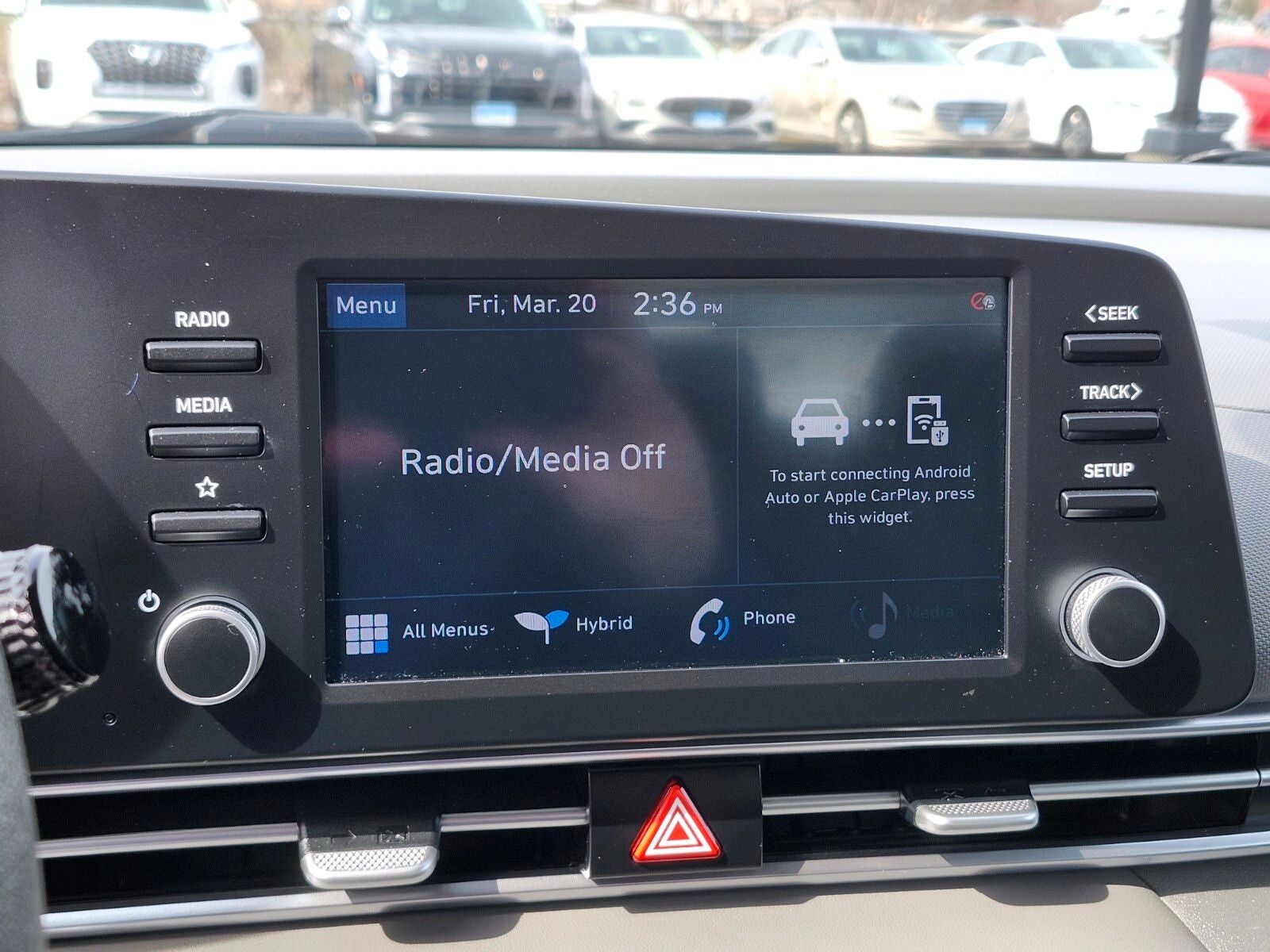 2021 Hyundai Elantra Hybrid Blue