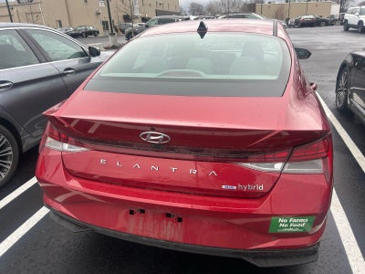 2021 Hyundai Elantra Hybrid Blue