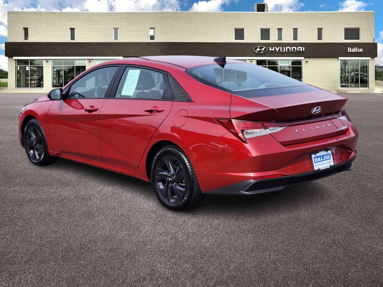 2021 Hyundai Elantra Hybrid Blue