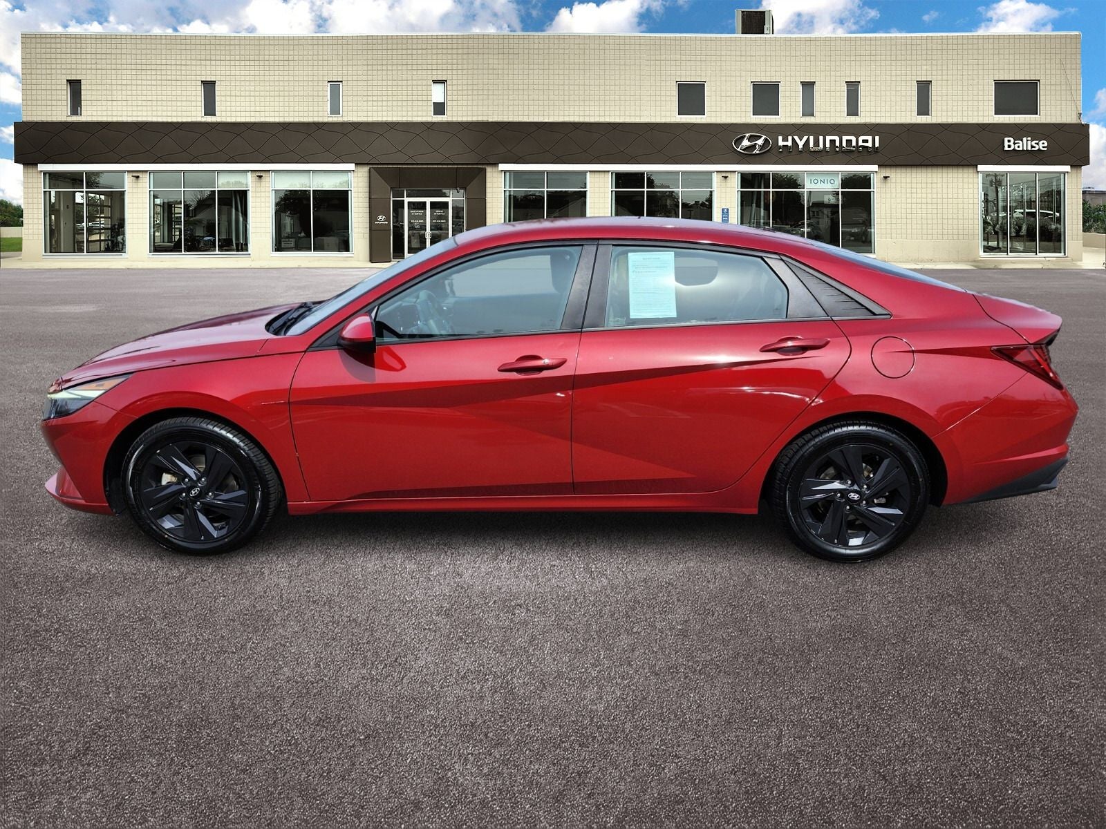 2021 Hyundai Elantra Hybrid Blue