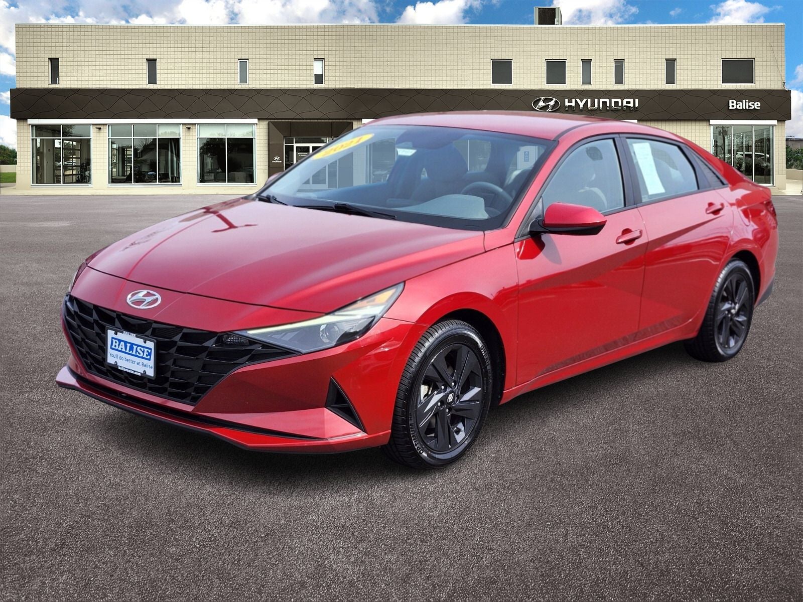 2021 Hyundai Elantra Hybrid Blue
