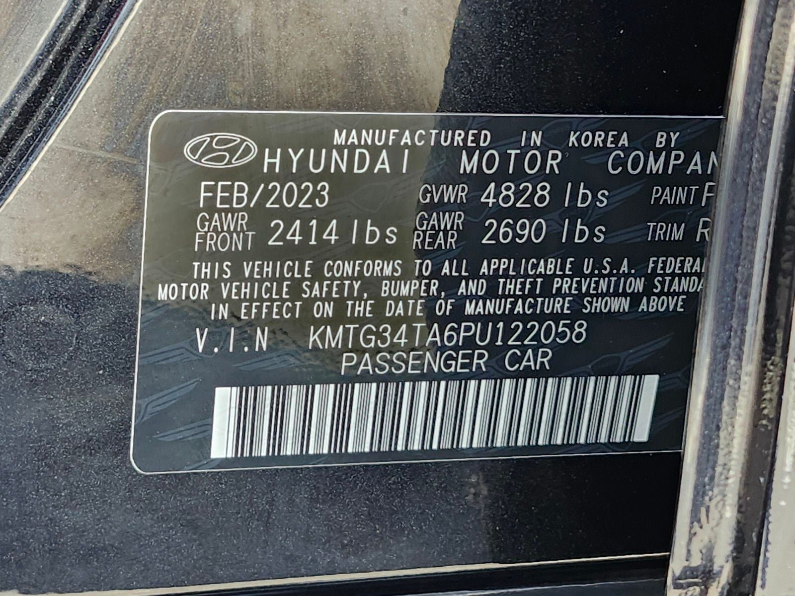 2023 Genesis G70 2.0T SPORTS PRESTIGE