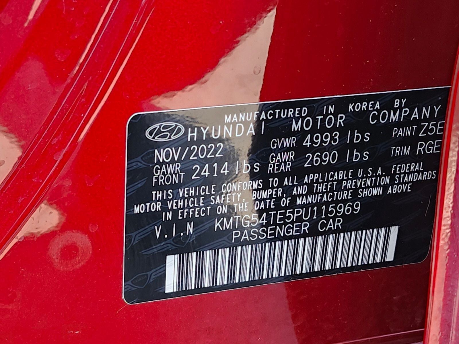 2023 Genesis G70 3.3T Sport Advanced Package: