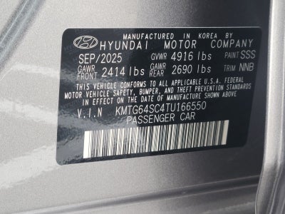 2026 Genesis G70 2.5T