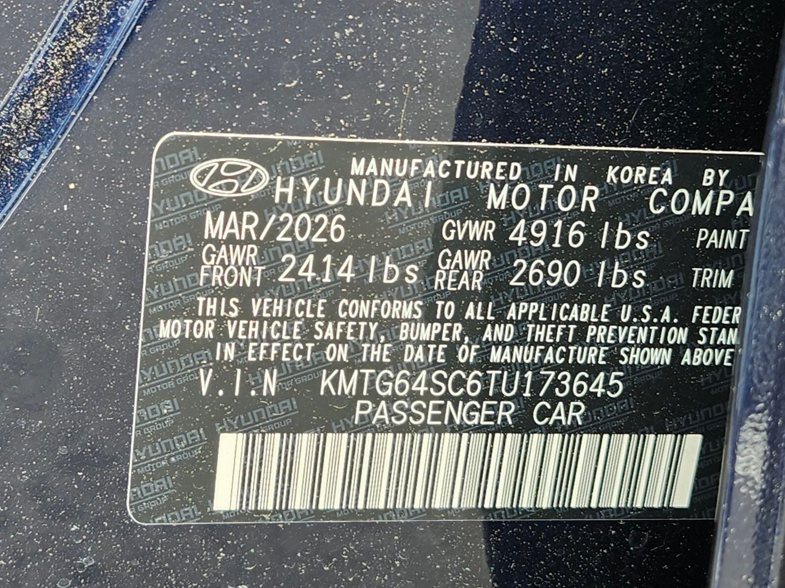 2026 Genesis G70 2.5T