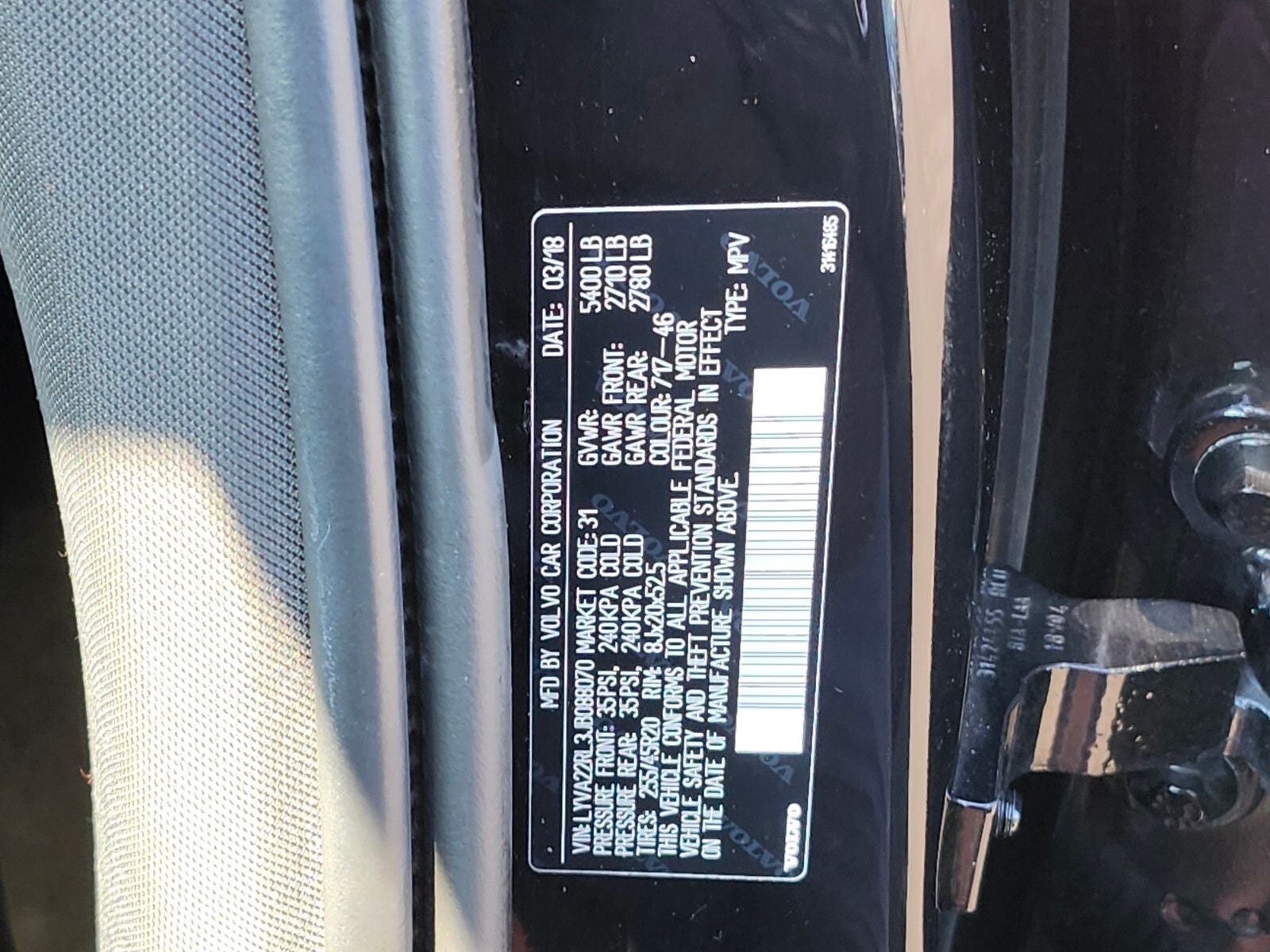 2018 Volvo XC60 T6 Inscription