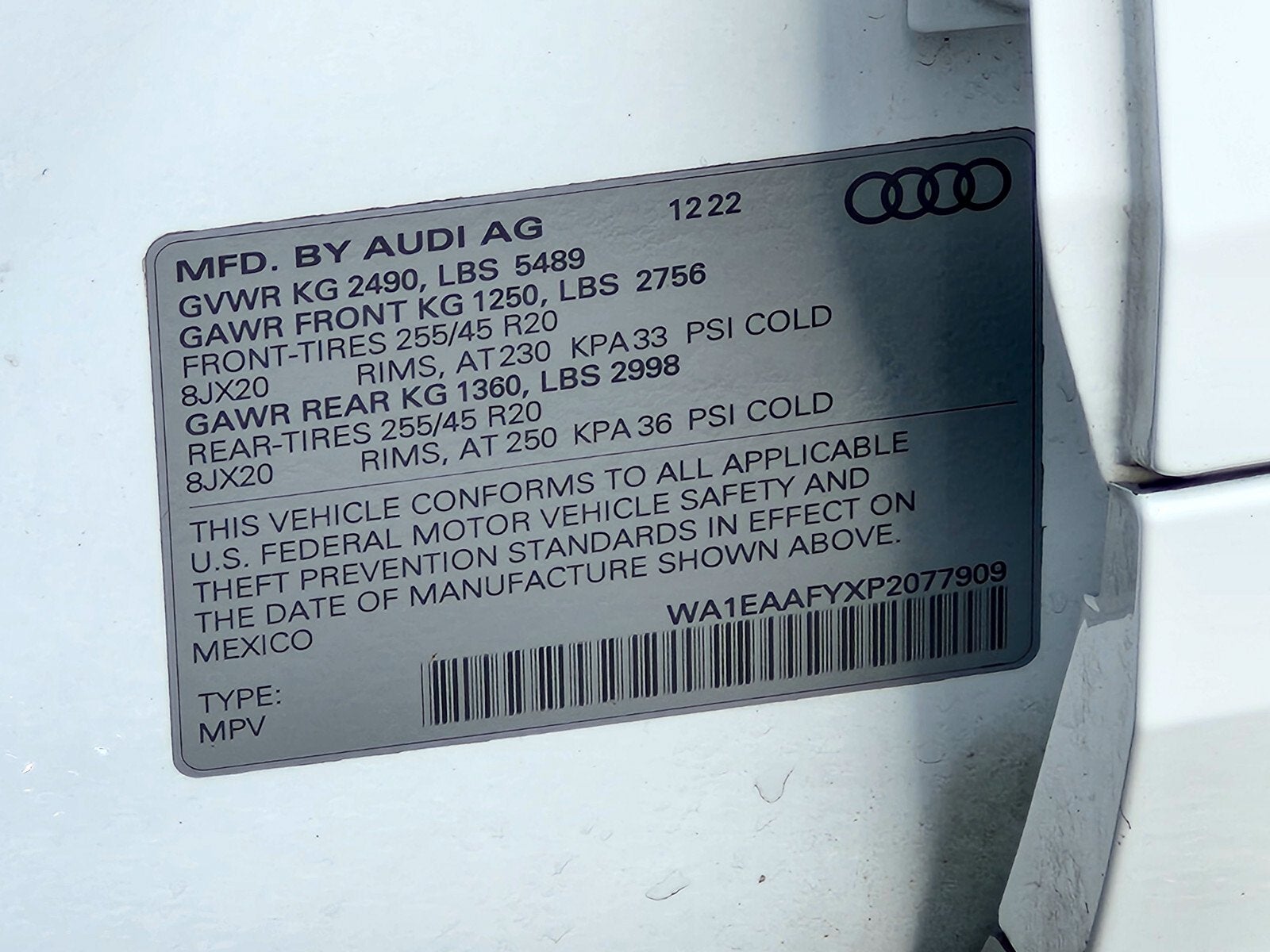 2023 Audi Q5 45 S line Premium quattro