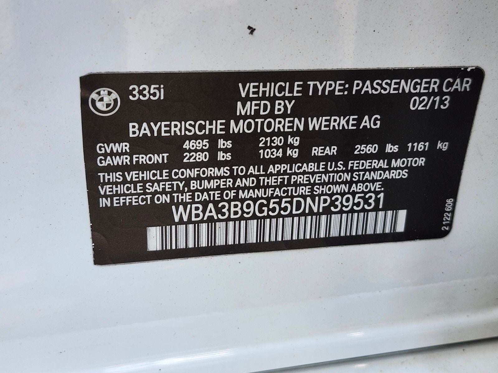 2013 BMW 3 Series 335i xDrive