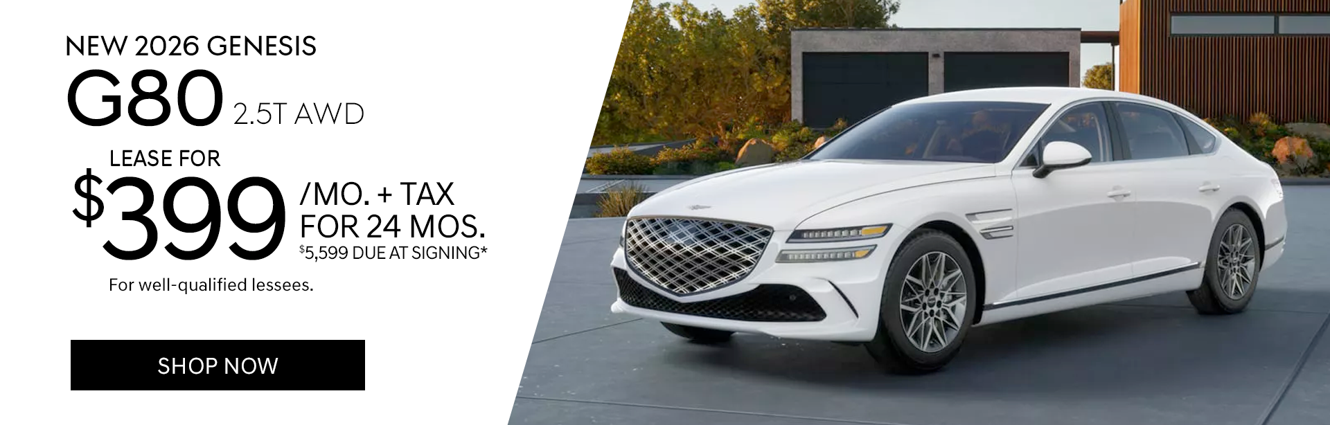 New 2026 Genesis G80 2.5T AWD