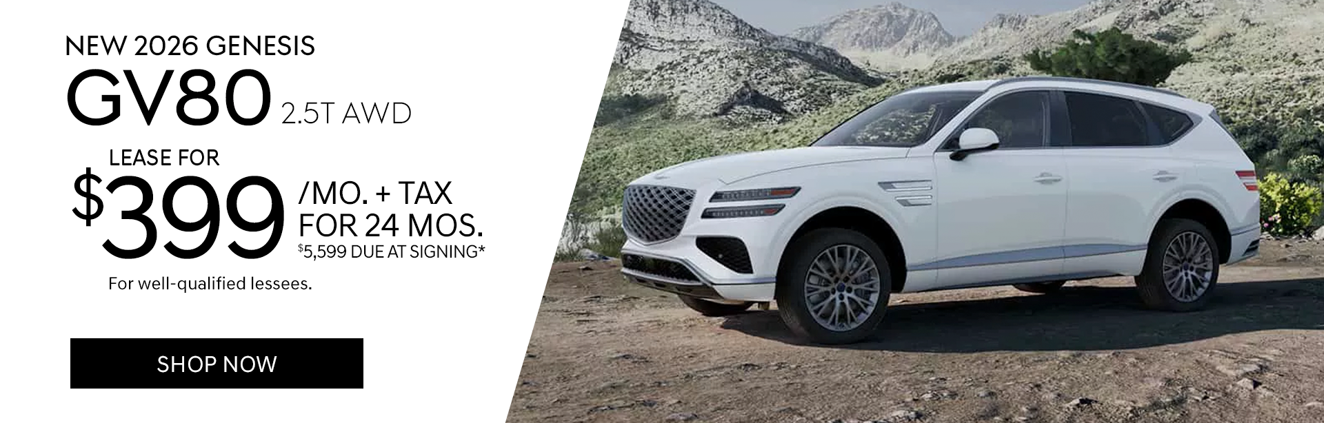 New 2026 Genesis GV80 2.5T AWD