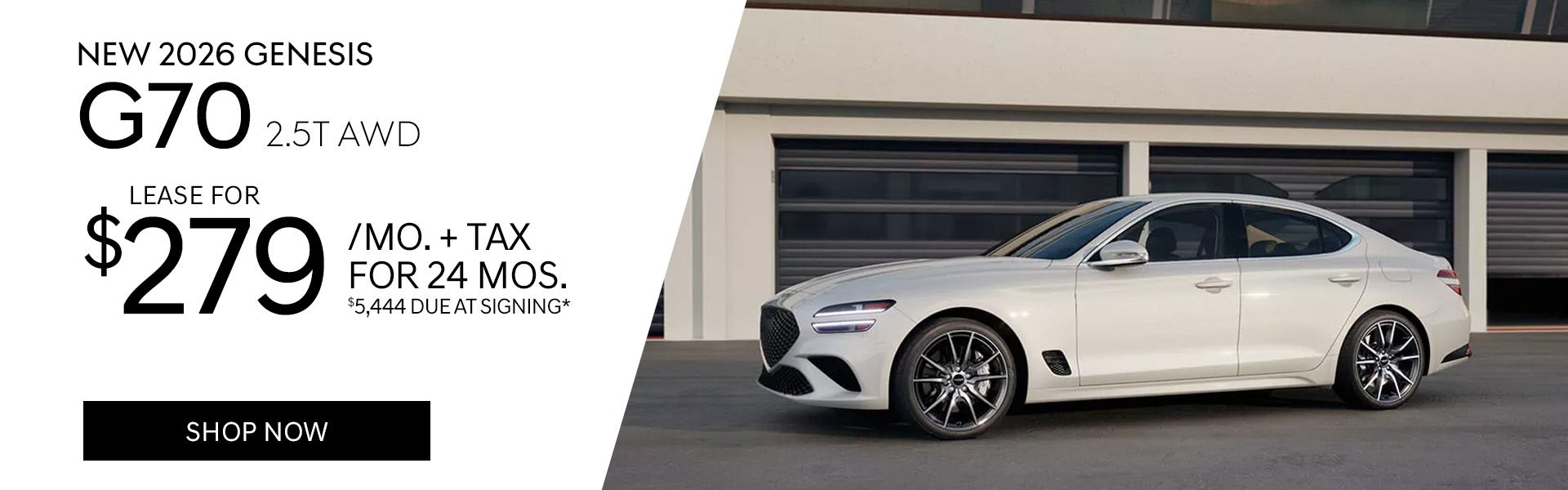 New 2026 Genesis G70 2.5T AWD