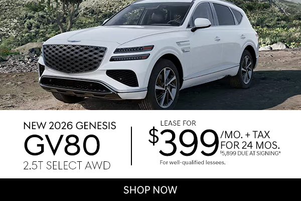 New 2026 Genesis GV80 2.5T Select AWD