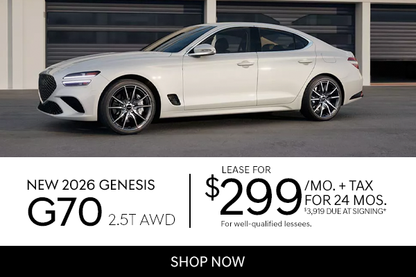 New 2026 Genesis G70 2.5T AWD