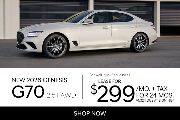 New 2026 Genesis G70 2.5T AWD