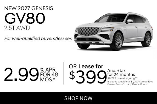 New 2027 Genesis GV80 2.5T AWD